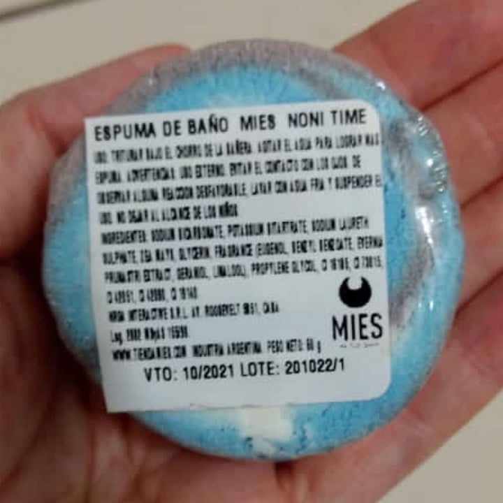 photo of Mies Espuma De Baño shared by @nanunadur on  07 Jan 2021 - review