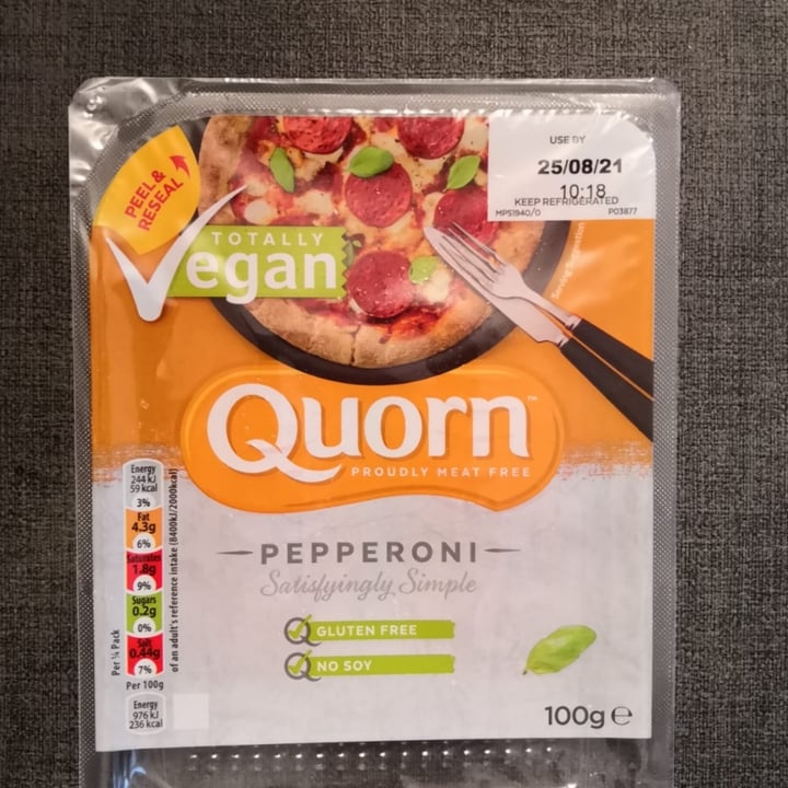 photo of Quorn Pepperoni shared by @signormusetto on  28 Nov 2021 - review