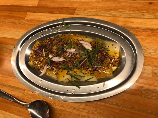 Photo of the dish “Tiradito de melón”