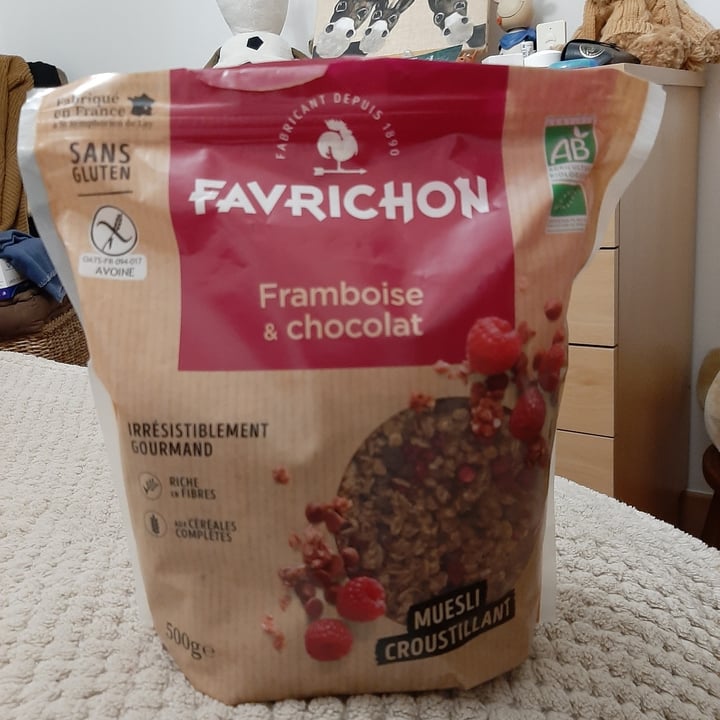 photo of Favrichon Muesli croustillant framboise chocolat shared by @marte on  02 Feb 2021 - review