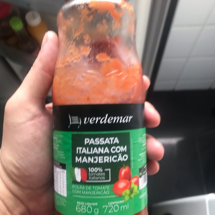 review photo of Verdemar Molho Tomate Passata Manjericão shared by @pcamargo on 23 Oct 2022 - review