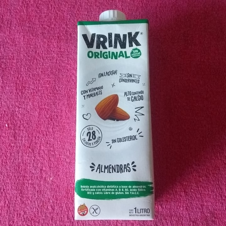 photo of Vrink Vrink Original de Almendras Sin Azúcar shared by @maitegass on  27 Feb 2021 - review
