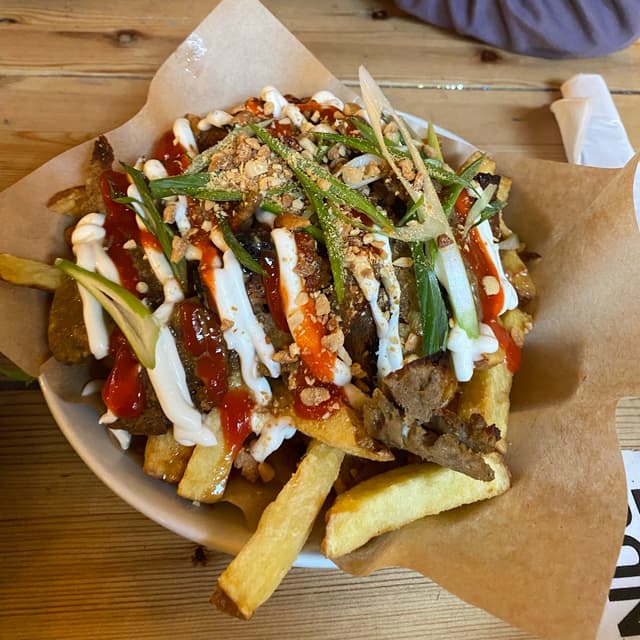 Photo of the dish “Gado gado chickn loaded fries”