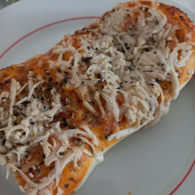 菜肴“Ciabatta de pizza”的照片