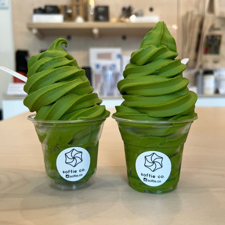 photo of Softie Co. Vegan Ice Cream matcha soft serve shared by @wafflez on  30 Jun 2022 - review