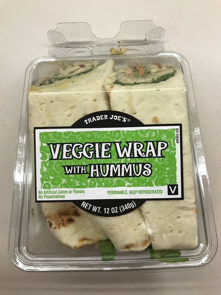 photo of Trader Joe's Veggie Wrap with Hummus shared by @dianna on  25 Sep 2018 - review