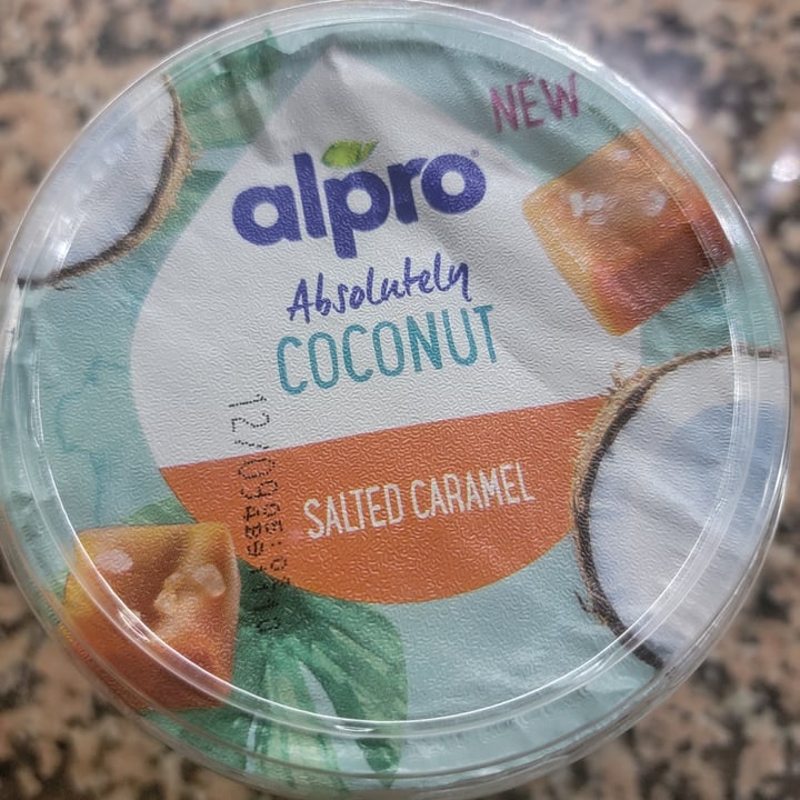 photo of Alpro Yogurt Coconut Salted Caramel shared by @rainbowuniverse on  08 Sep 2022 - review