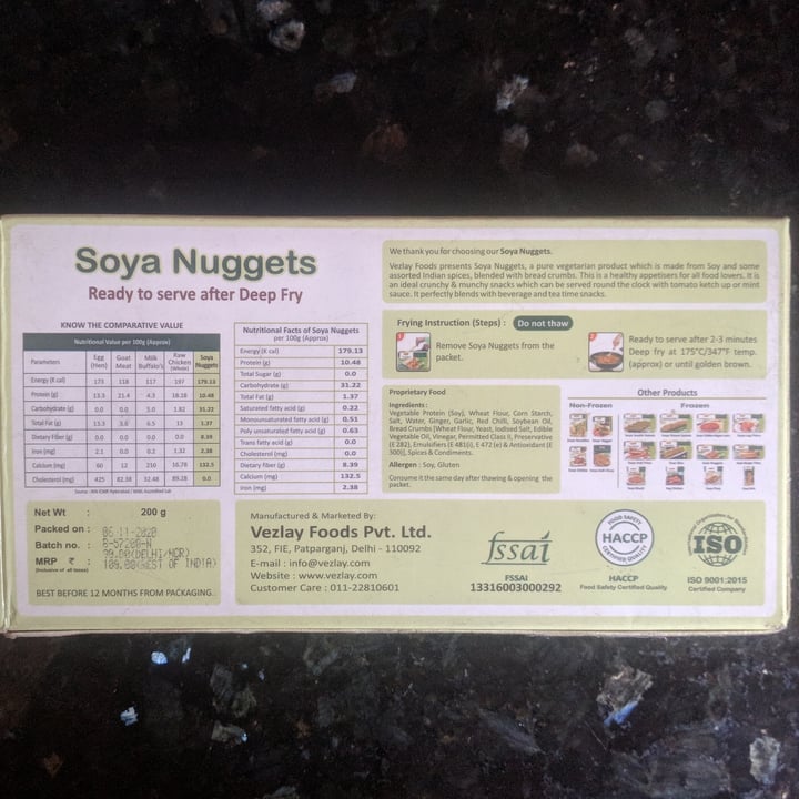 photo of Vezlay Soya nuggets shared by @ramansingh on  21 Feb 2021 - review