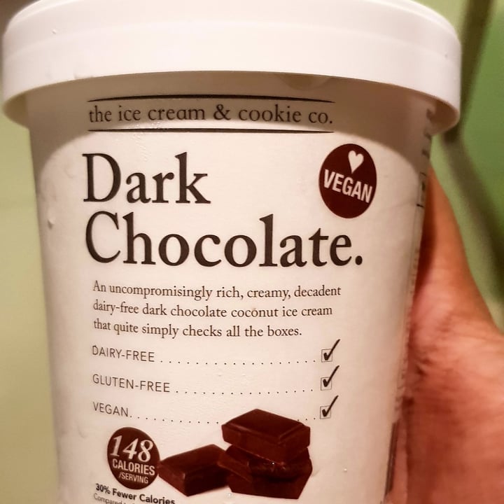 photo of The Ice Cream & Cookie Co Vegan Dark Chocolate Ice Cream shared by @dhwani on  24 Nov 2020 - review
