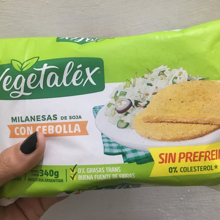 photo of Vegetalex Milanesa De Soja Con Cebolla shared by @giuligadea on  01 Jul 2022 - review