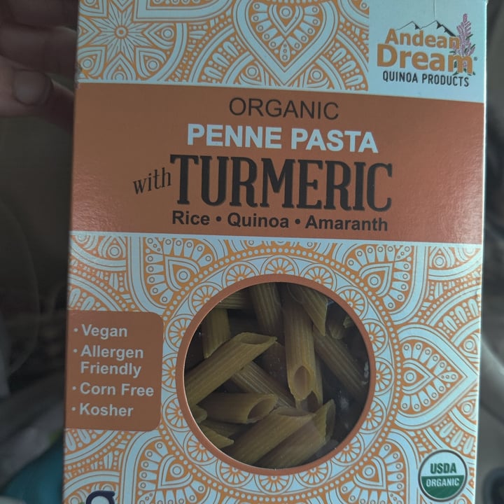 photo of Andean Dream Organic Penne Pasta With Turmeric shared by @earthhome on  25 Jan 2022 - review