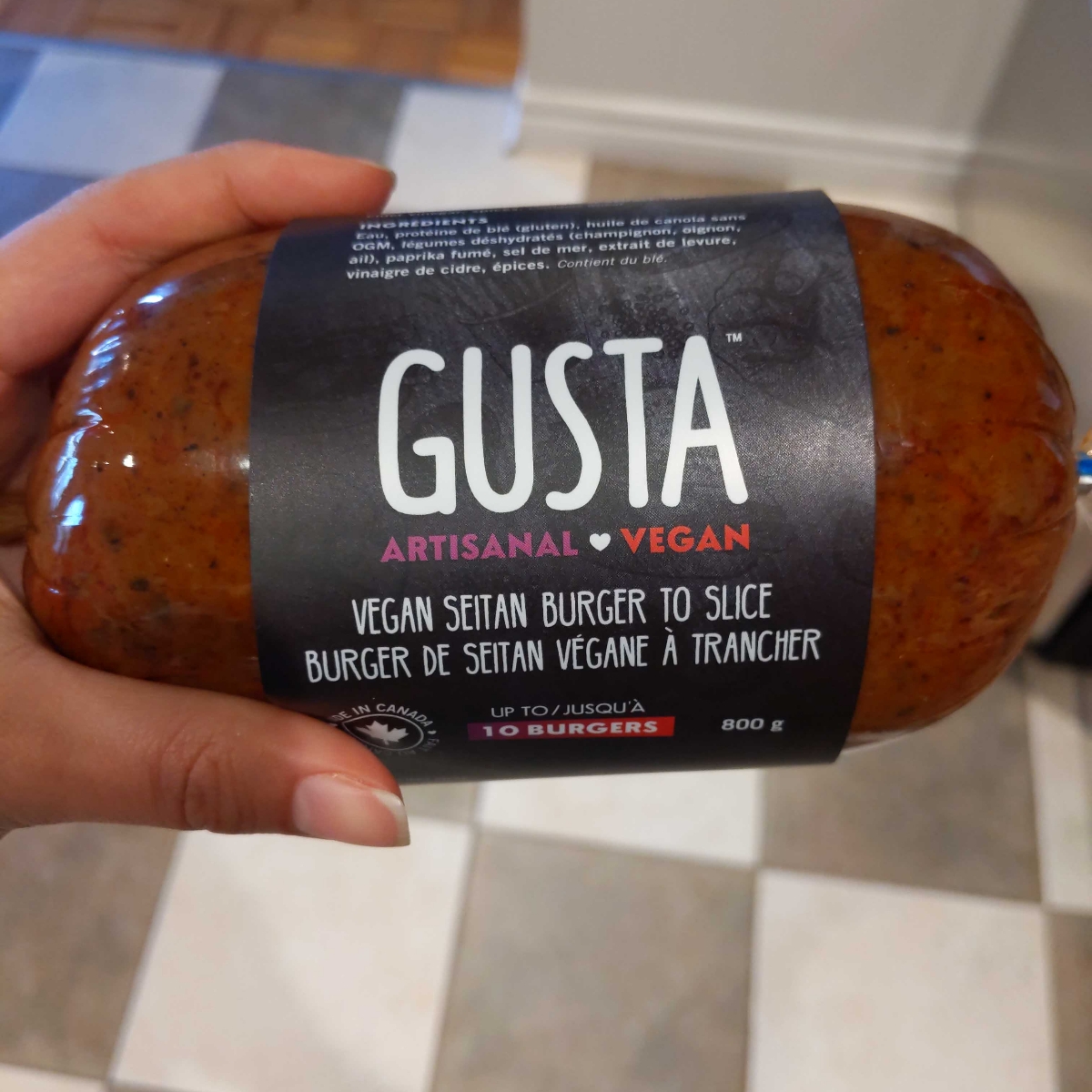 Gusta Vegan Seitan Burger To Slice Reviews abillion