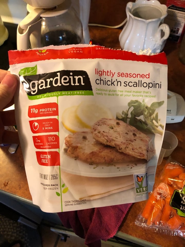 review photo of Gardein Lightly Seasoned Chick’n Scallopini shared by @mair1113 on 30 Jan 2020 - review
