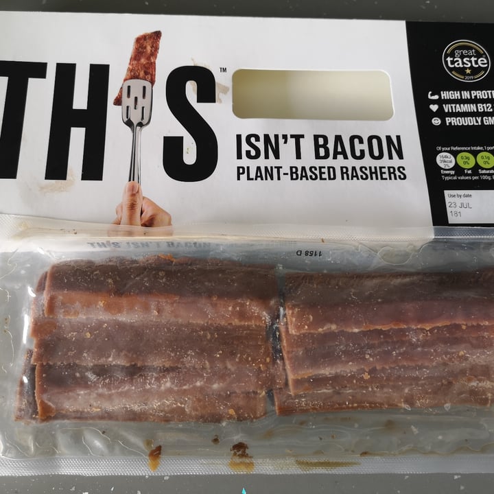 review photo of THIS This isn't Bacon Plant-Based Rashers shared by @andrewrunner on 25 Jul 2021 - review