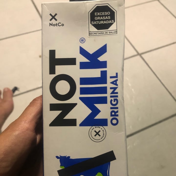 photo of NotCo Not Milk Original shared by @mochileravegana on  02 Sep 2022 - review