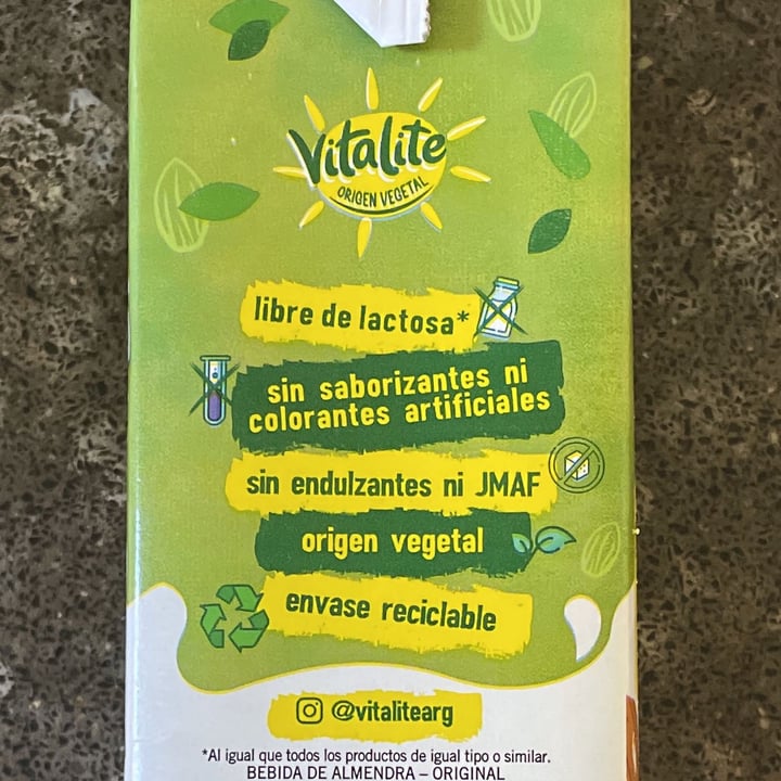 review photo of Vitalite Vitalite Bebida de Almendras shared by @biancabruno on 04 Apr 2022 - review