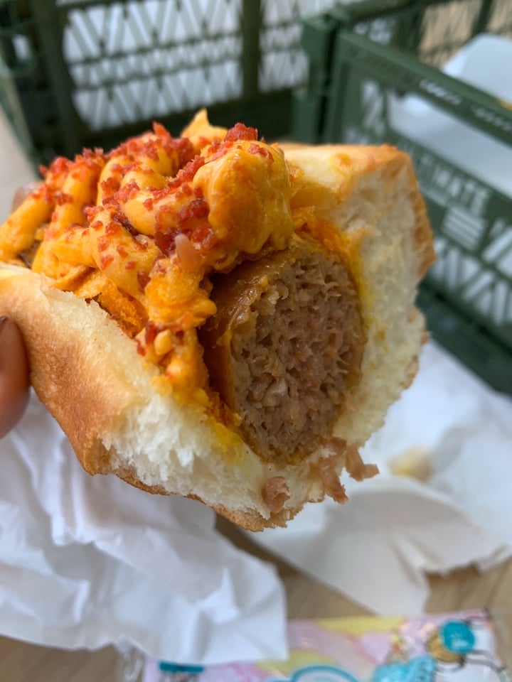 photo of Veggie Dojo Nacho cheese and bacon hotdog shared by @greenbovine on  08 Feb 2020 - review