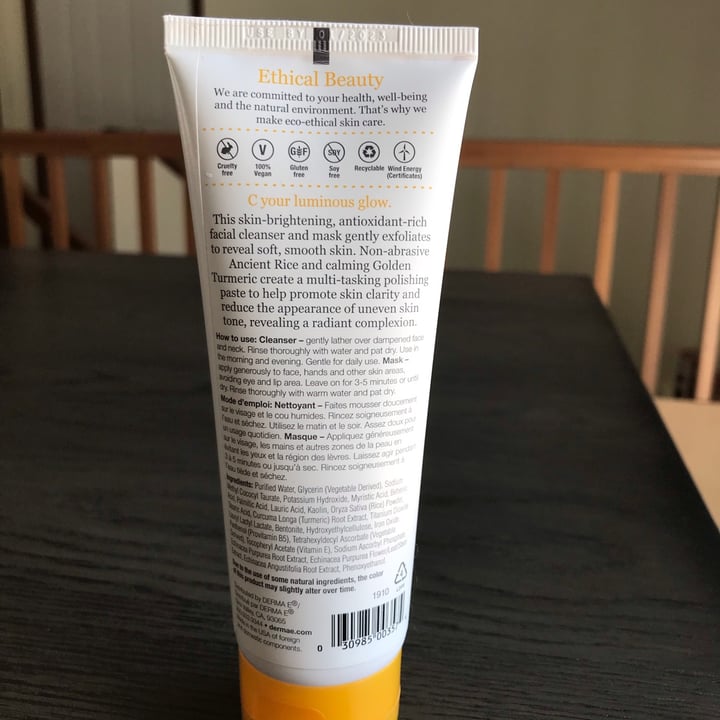 photo of Derma E Vitamin C Gentle Daily Cleansing Paste shared by @dianna on  29 Jul 2020 - review