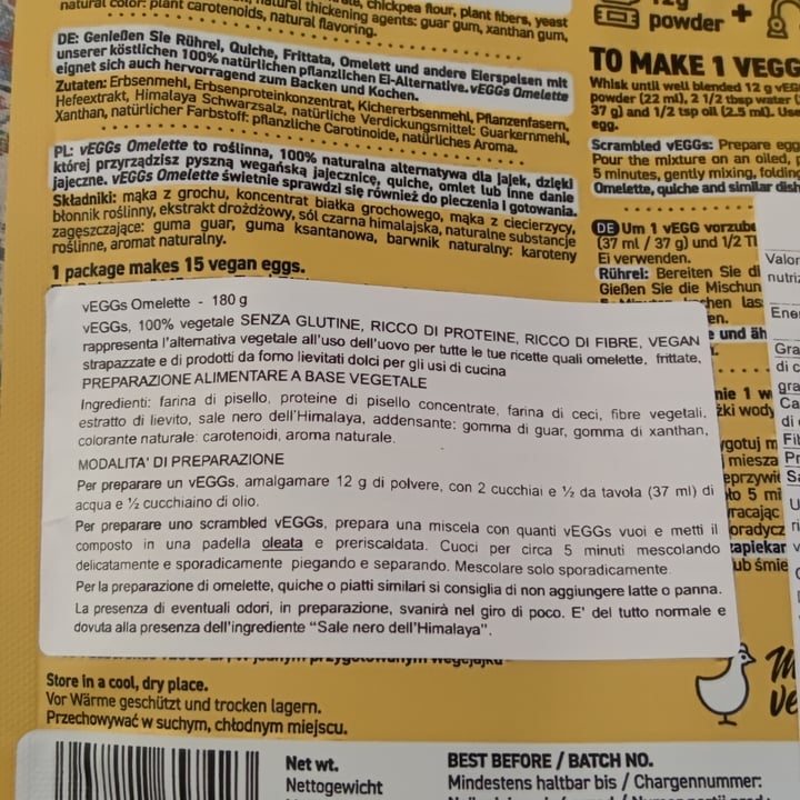 photo of Cultured Foods Vegan Egg Alternative For Omelette, Scramble, Cooking, Baking shared by @noema96 on  07 Aug 2022 - review