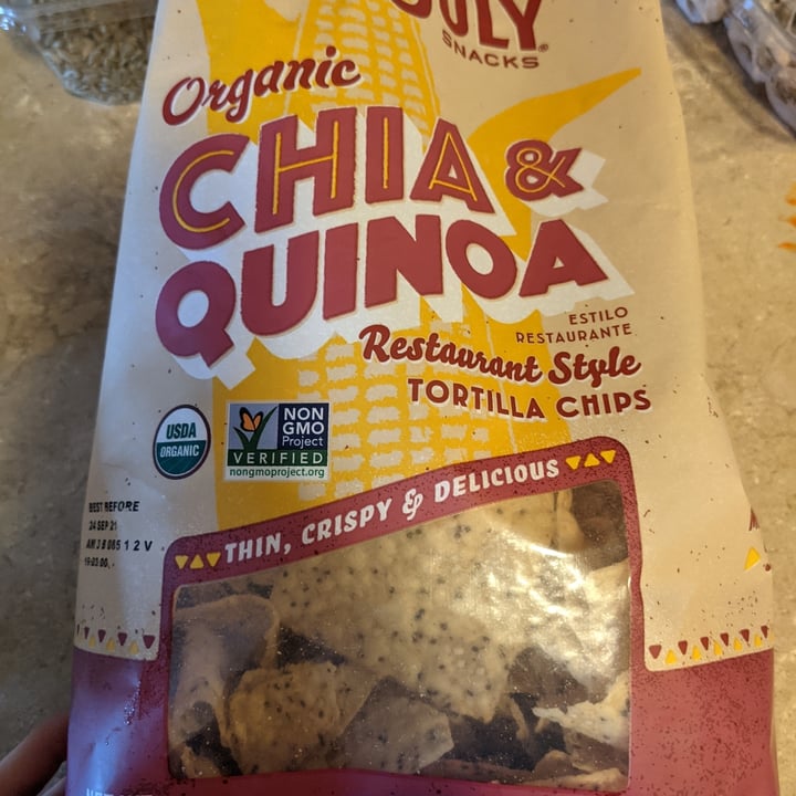 photo of Late July Snacks Chia and Quinoa Tortilla Chips shared by @iheartanimals on  30 Jun 2021 - review