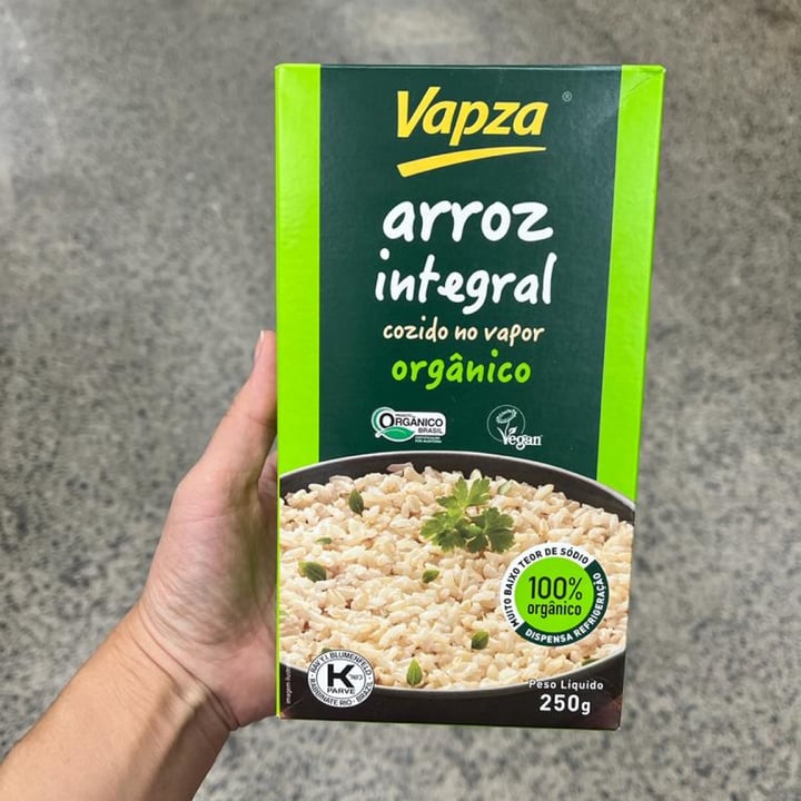 photo of Vapza arroz integral organico cozido a vapor shared by @sato on  03 Jun 2022 - review