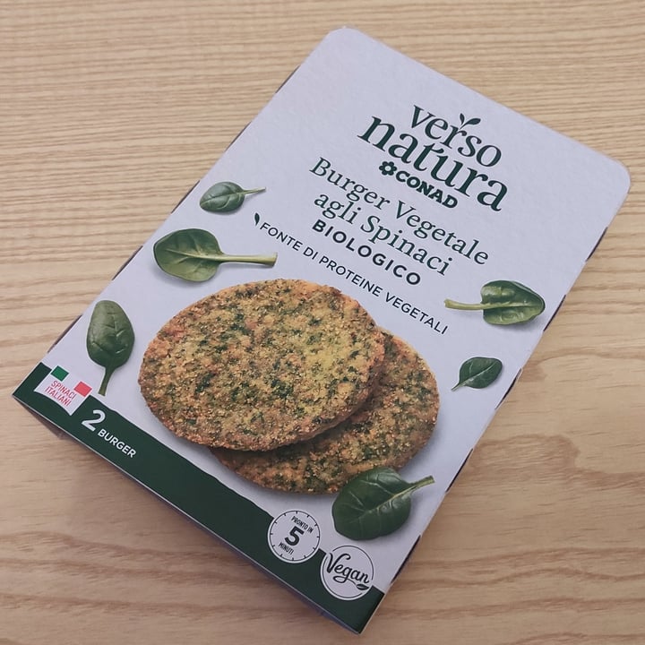 photo of Conad Bio Burger Di Spinaci shared by @ellepuntogi on  21 Jun 2022 - review