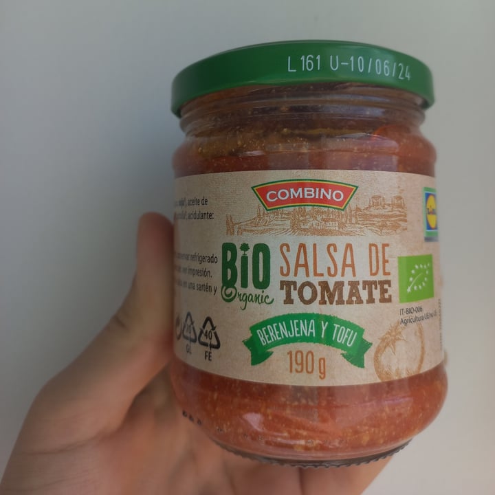 photo of Combino Salsa de tomate berenjena y tofu shared by @heiru on  28 Oct 2021 - review
