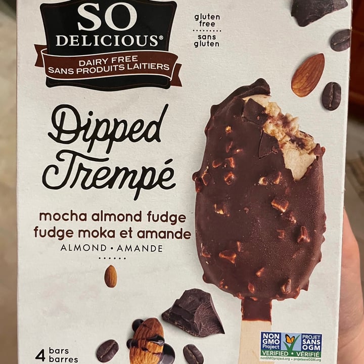review photo of So Delicious Dairy Free Dipped Mocha Almond Fudge Bar Almondmilk Frozen Dessert shared by @ahsoka on 25 Aug 2021 - review