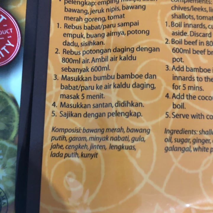 review photo of Bamboe Soto Betawi shared by @ndyct on 24 May 2020 - review