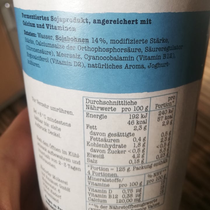 review photo of Food For Future Soja Natur Ungesüsst shared by @uckpa on 06 Jun 2022 - review