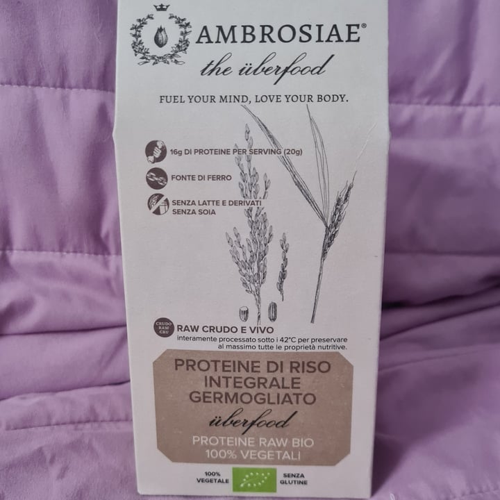 review photo of Ambrosiae Proteine Di Riso Integrale Germogliato shared by @mikey123 on 19 Feb 2022 - review
