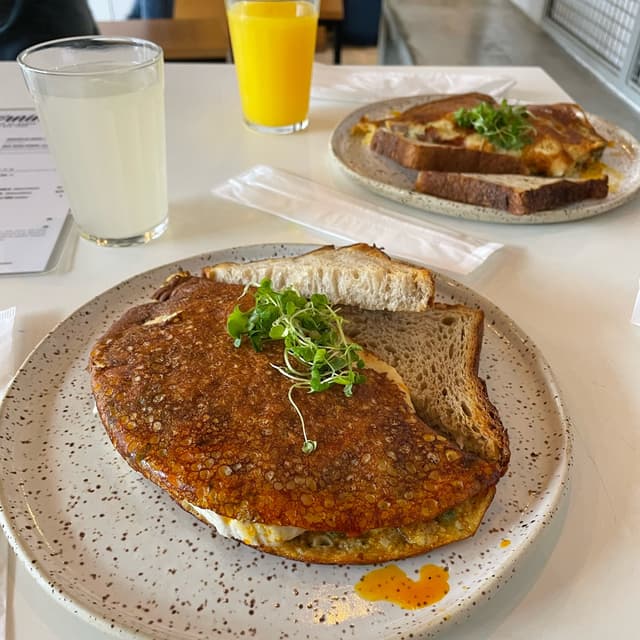 Photo of the dish “Grãomelete com Catupiry”
