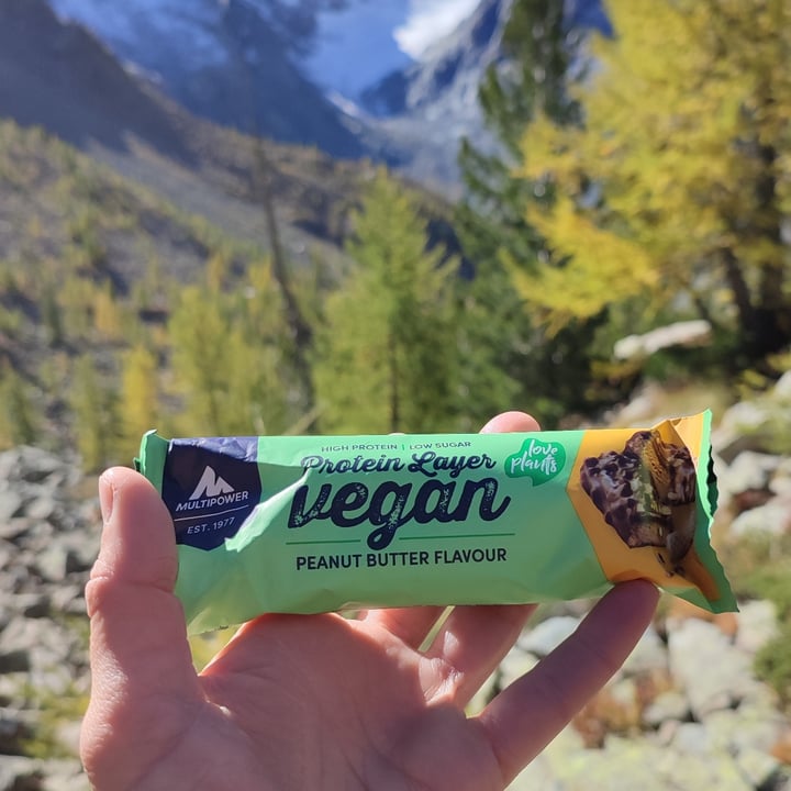photo of Multipower Vegan Protein Layer Peanut Butter Bar shared by @monica86 on  04 Oct 2022 - review