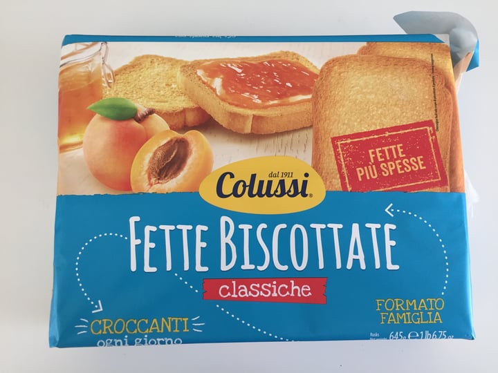 photo of Colussi Fette biscottate classiche shared by @verdemaggiorana on  29 Mar 2022 - review