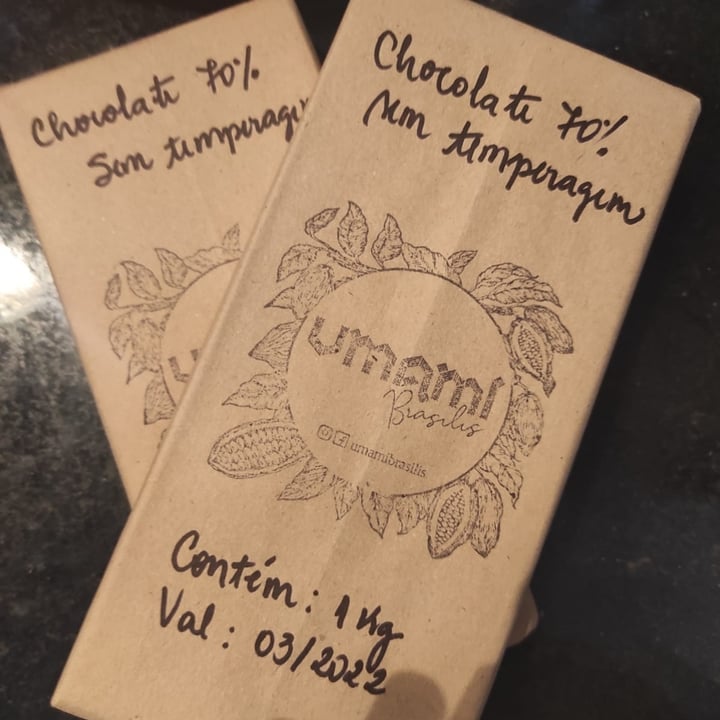 review photo of Umami brasilis Chocolate 70% shared by @bmsilva on 26 Jul 2021 - review