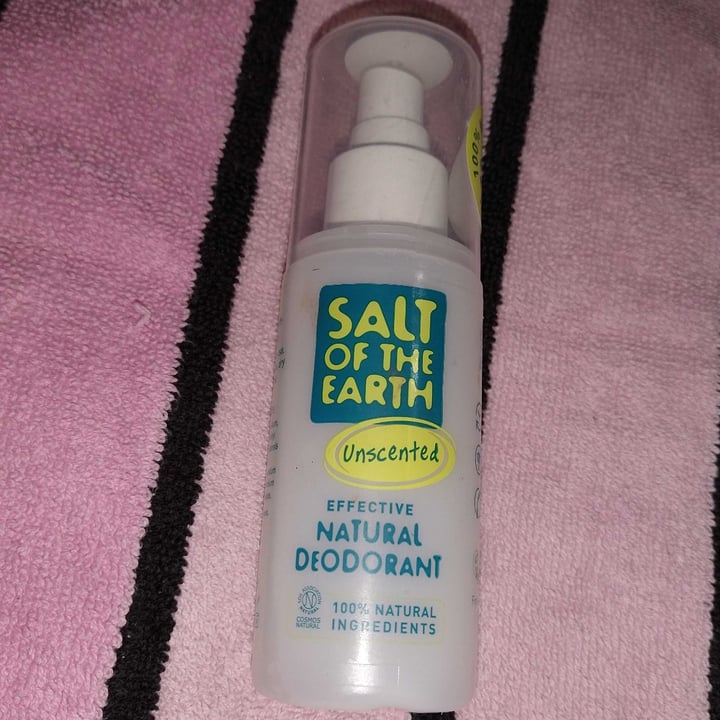 photo of Salt of the Earth Unscented Natural Deodorant Spray shared by @rochelle1066 on  08 Dec 2020 - review