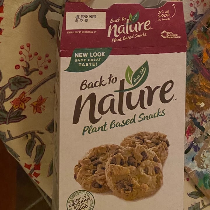 photo of Back to Nature  chocolate chip cookies shared by @lilypearmoon on  22 Dec 2020 - review