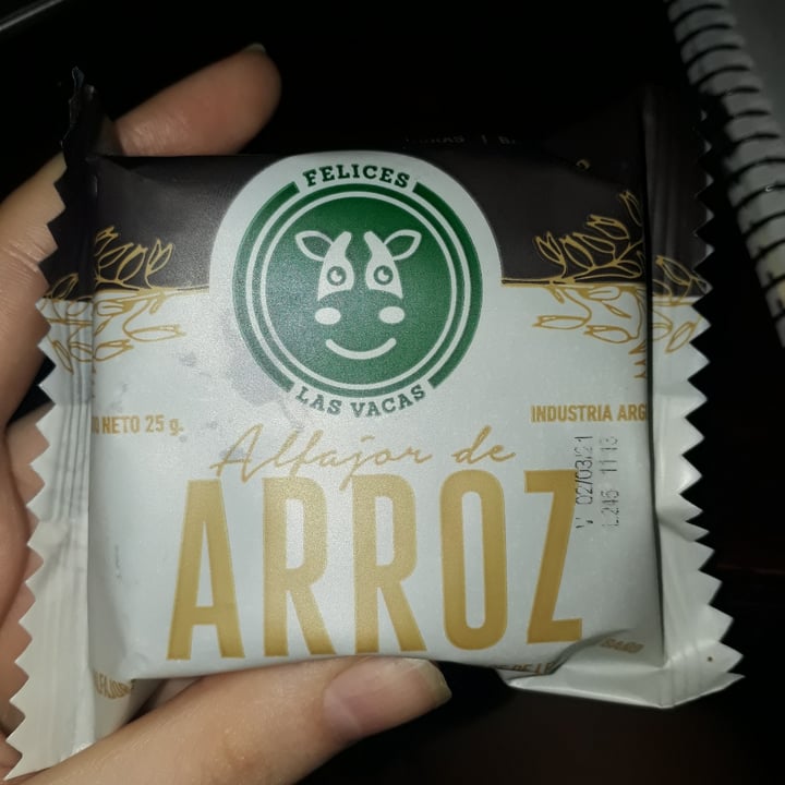 photo of Felices Las Vacas Alfajor De Arroz shared by @vegan-hola on  19 Nov 2020 - review