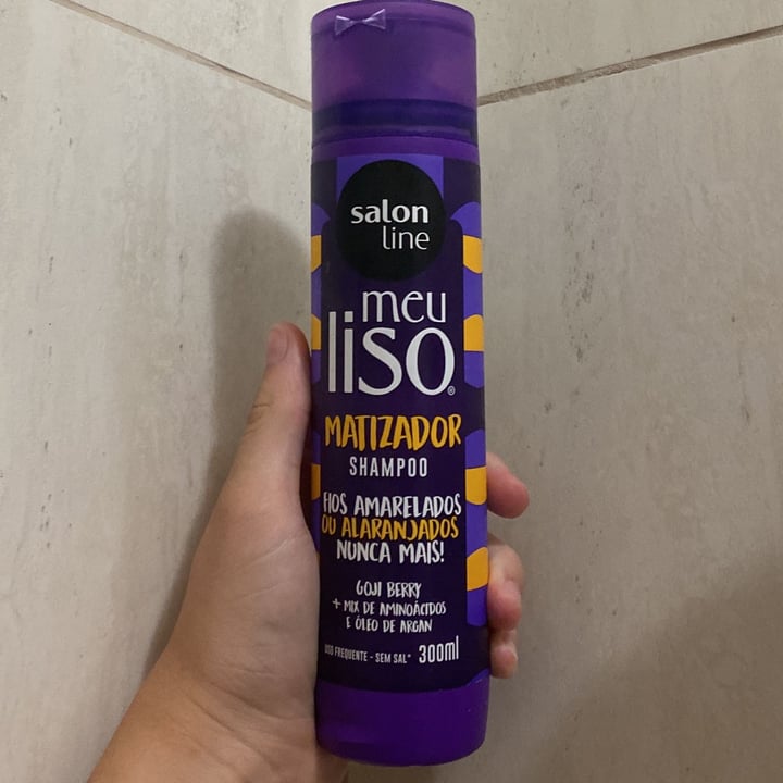 photo of Salon line Meu Liso Matizador Shampoo shared by @majupuggina on  25 Oct 2022 - review