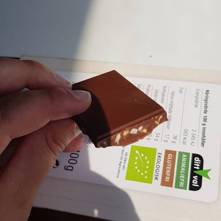 photo of Green Star Ljus Choklad Hasselnot shared by @enkelvegan on  25 Jan 2021 - review