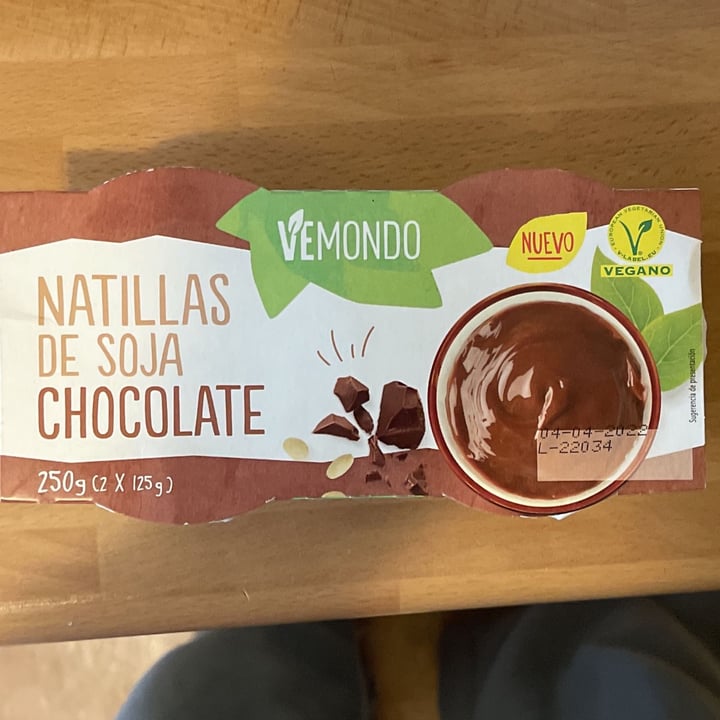 photo of Vemondo Natillas de Soja - Sabor Chocolate shared by @saanvaquero on  26 Feb 2022 - review