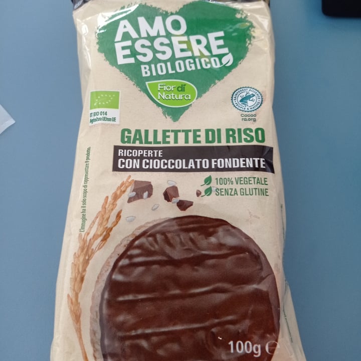 review photo of Amo Essere Veg Gallette di riso al cioccolato fondente shared by @imartina97 on 03 Aug 2022 - review