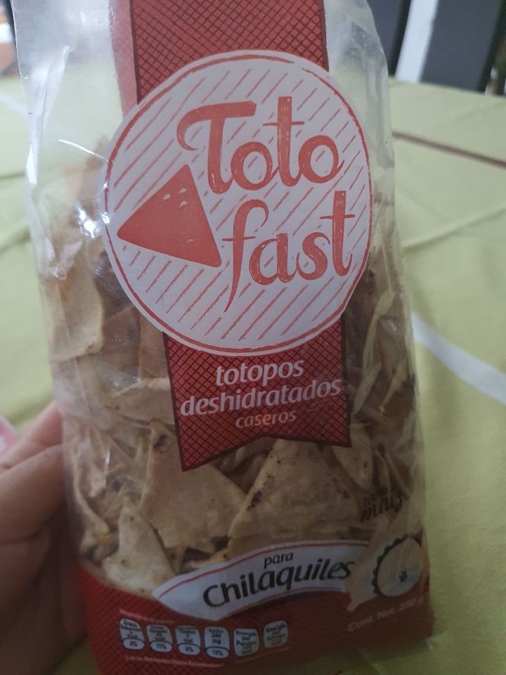 photo of Toto fast Totopos deshidratados shared by @steph on  07 Mar 2020 - review