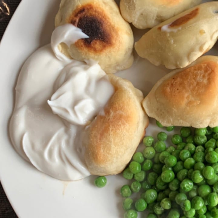 review photo of Flavours Kitchen Vegan Dilly Cheeze Perogies shared by @novamercury on 18 Jul 2022 - review