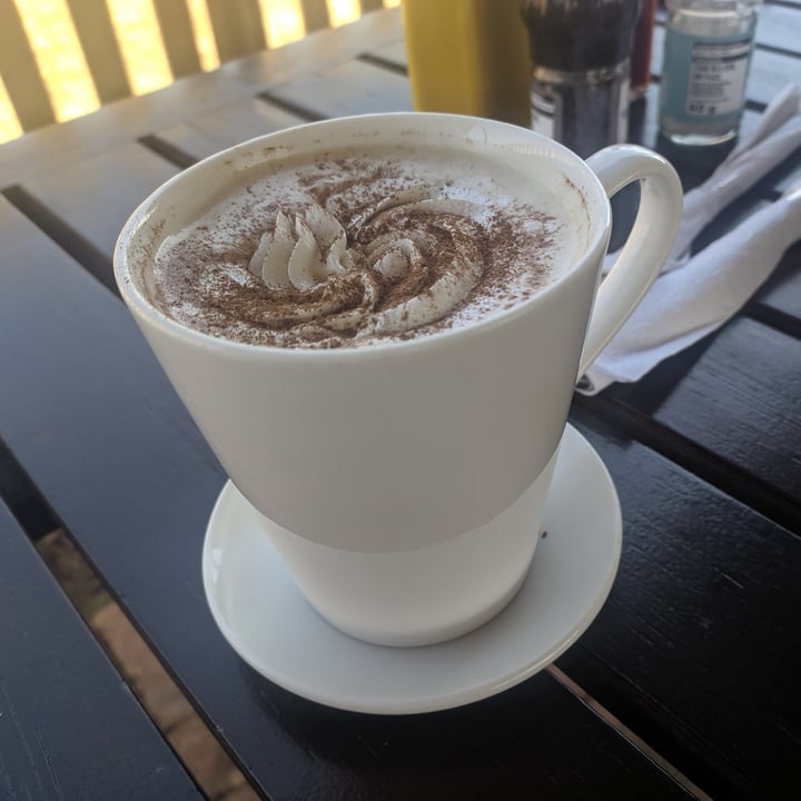 photo of Asher's Corner Cafe @ Ashers Farm Sanctuary Cappuccino With Cream shared by @shanhart on  26 Jul 2020 - review