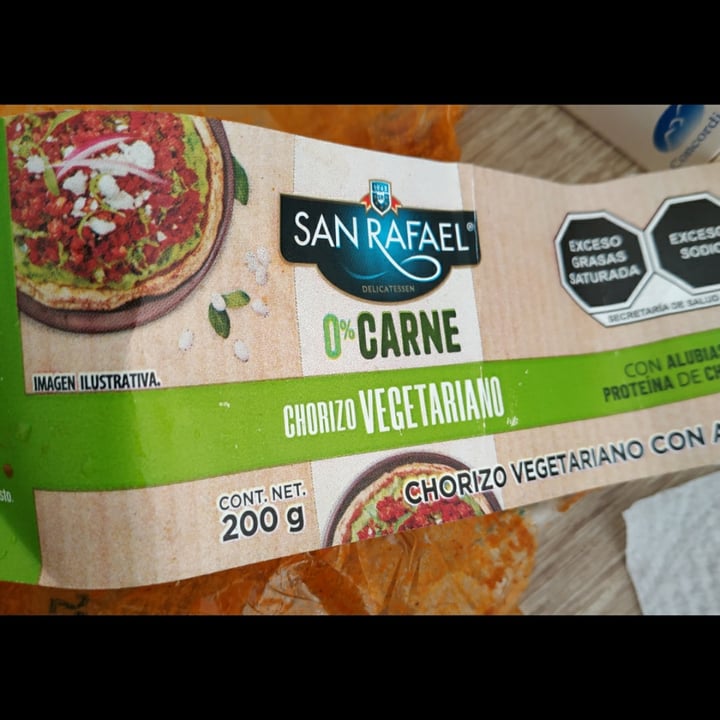 photo of San Rafael Chorizo vegetariano shared by @dulasnavvegan on  06 Mar 2022 - review