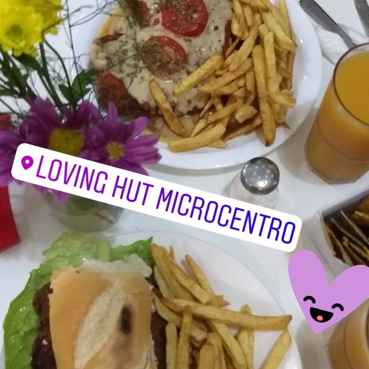 photo of Loving Hut Microcentro Milanesa napolitana con papas fritas shared by @camicampos on  20 Nov 2020 - review