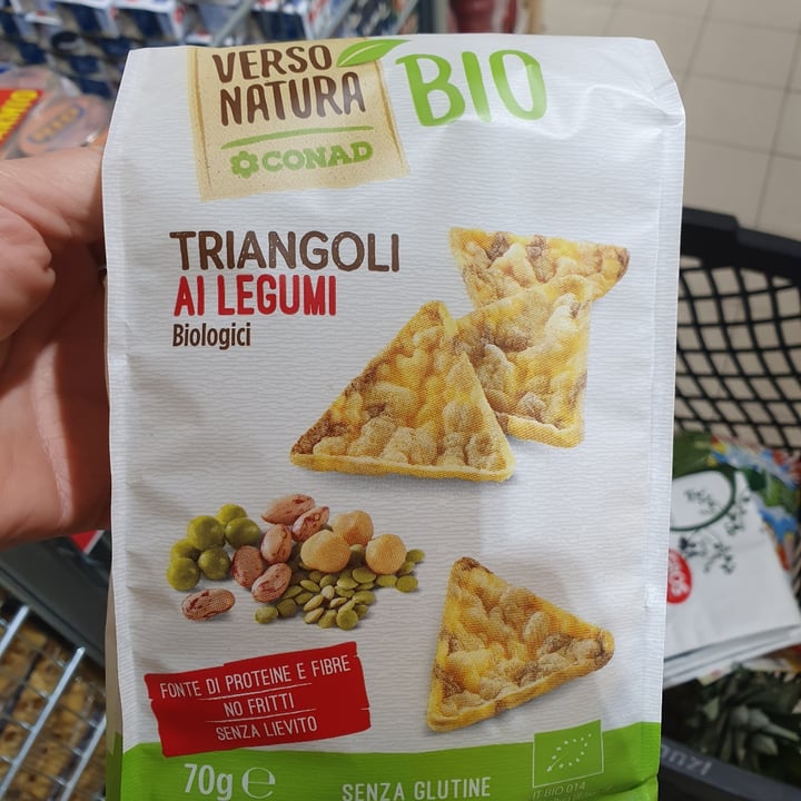 photo of Verso Natura Conad Veg Triangoli ai legumi shared by @jolantaleonardo on  29 Apr 2021 - review