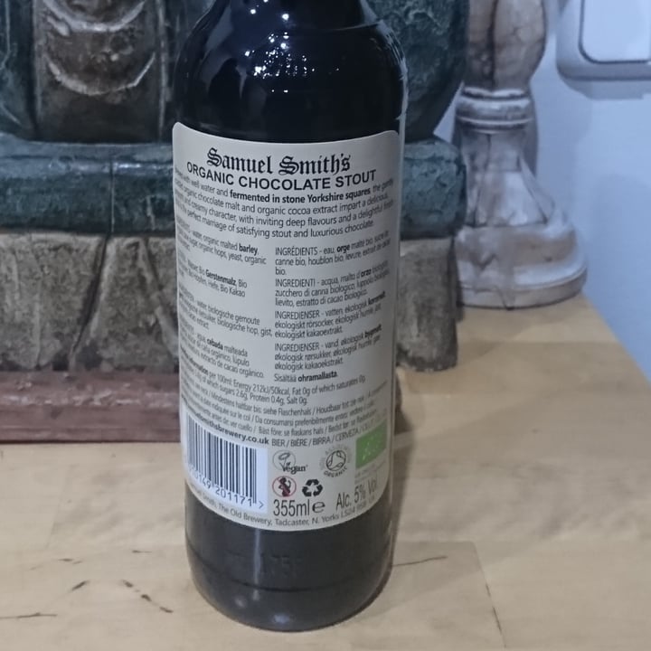 photo of Samuel Smith Old Brewery Organic Chocolate Stout shared by @lmf on  14 Dec 2020 - review
