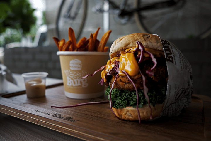 photo of VeganBurg Singapore Trufflebello Burger shared by @nicholaslee on  14 Nov 2017 - review